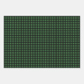 Gree and Gold kerstwarenbont Verpakkingspapier Inpakpapier Vel (Voorkant 2)