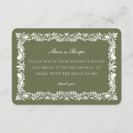 Gree Talavera Tegel Share Recept Uitnodiging Invoe Informatiekaartje