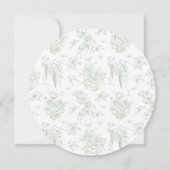 Gree Toile Floral Vrijgezellenfeest Kaart (Achterkant)