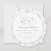 Gree Toile Floral Vrijgezellenfeest Kaart (Voorkant)