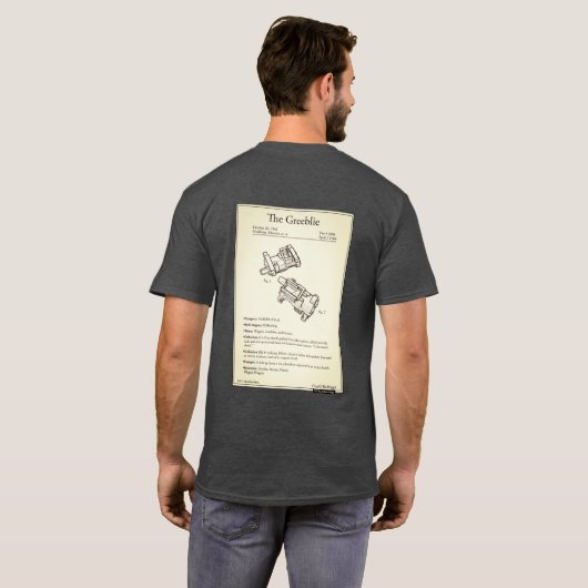 Greeblie Patent T-Shirt (Achterkant volledig)