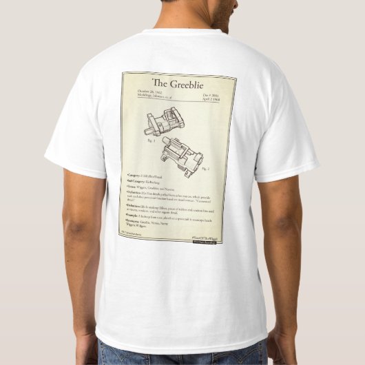 Greeblie Patent T-Shirt Value (Achterkant)