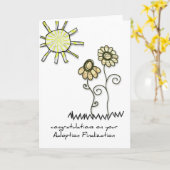 Greecard-adoptie Kaart (Gele Bloem)