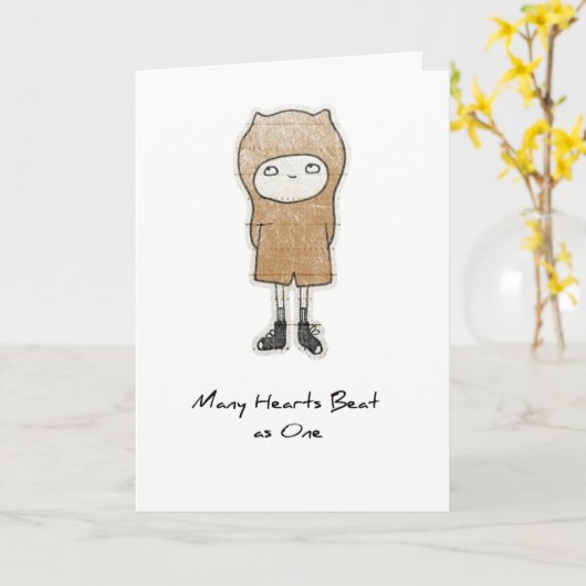 Greecard-adoptie Kaart (Gele Bloem)