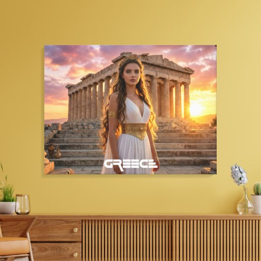 GREECE - ACROPOLIS CANVAS AFDRUK (Insitu (Woonkamer))