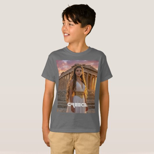 GREECE - ACROPOLIS T-SHIRT (Voorkant volledig)