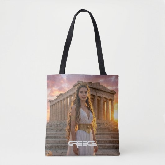 GREECE - ACROPOLIS TOTE BAG (Voorkant)