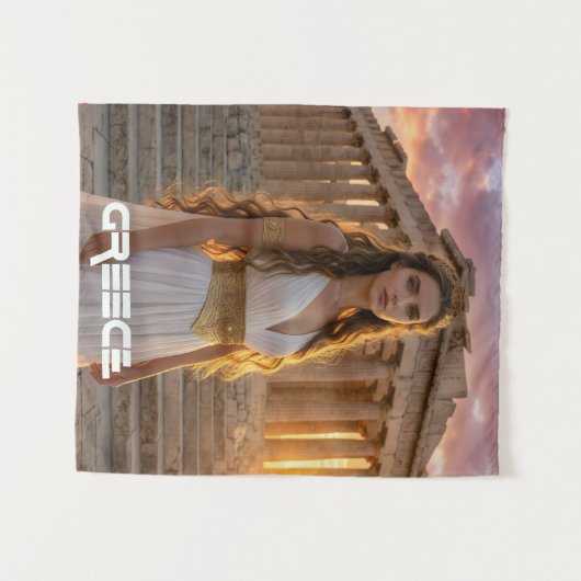 GREECE - ACROPOLIS WANDKLEED (Voorkant (horizontaal))