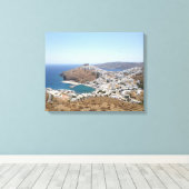 Greece, Astypalaia, Chora Canvas Afdruk (Insitu (Houten vloer))