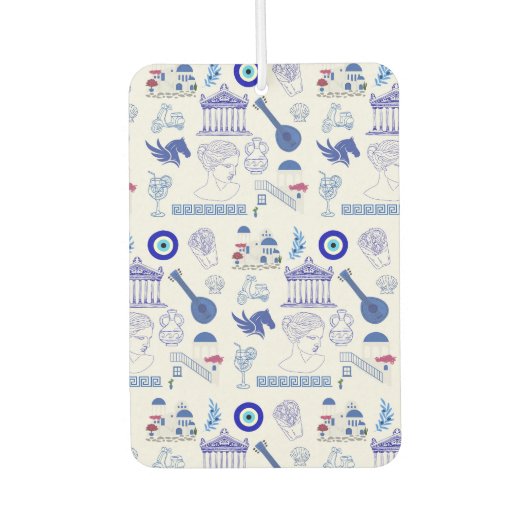 Greece Blue and White Luchtverfrisser (Voorkant)