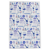 Greece Blue and White Medium Cadeauzakje (Voorkant)