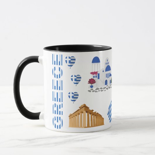 Greece Coffee Cup, Perfect Gift for Travel mug Mok (Links)