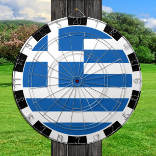 Greece Dartboard & Greek Flag / game board Dartbord
