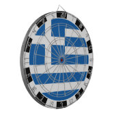 Greece Dartboard & Greek Flag / game board Dartbord (Voorkant Links)