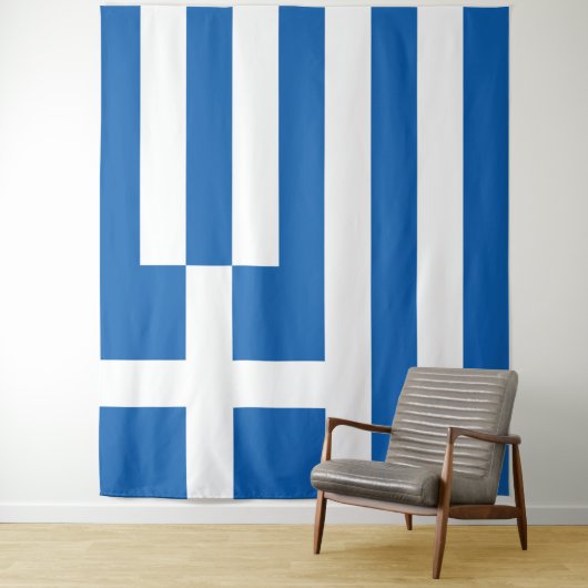 Greece flag  wandkleed (In situ)