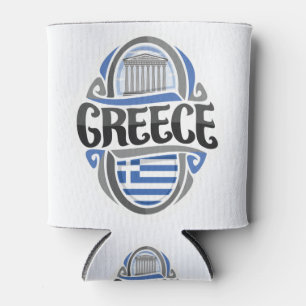 Greece Greek Flag Blikjeskoeler