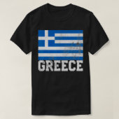 Greece Greek Flag Gift T  Home Souvenir Men Women  T-shirt (Design voorkant)