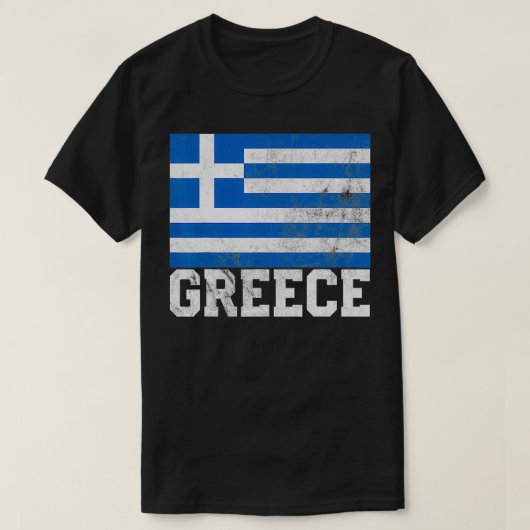 Greece Greek Flag Gift T  Home Souvenir Men Women  T-shirt (Design voorkant)