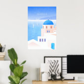 Greece Minimal Travel Poster (Thuiskantoor)