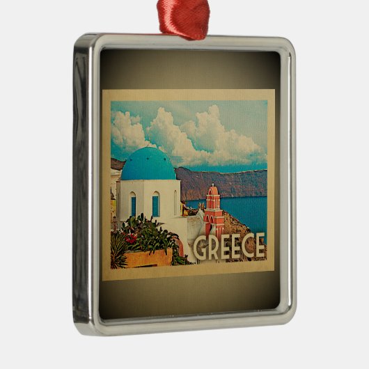 Greece Ornament Vintage Travel (Rechts)