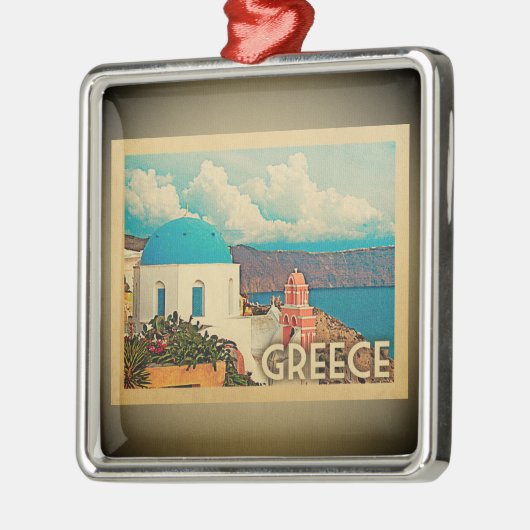 Greece Ornament Vintage Travel (Links)