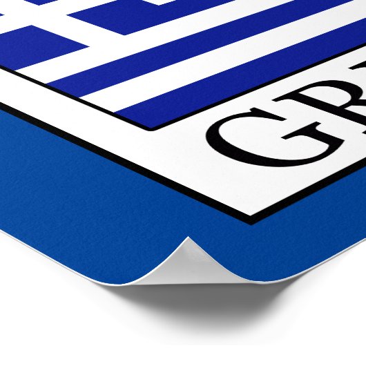 Greece Poster (Hoek)