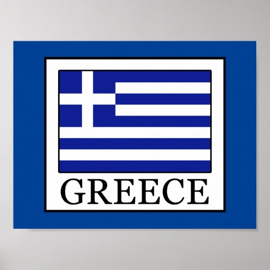 Greece Poster (Voorkant)