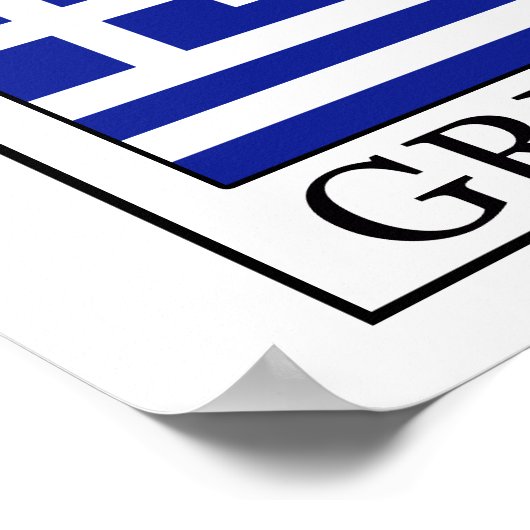 Greece Poster (Hoek)