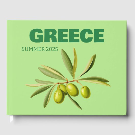 Greece travel coffee table book gastenboek (Voorkant)