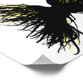 Greed Abstract 7 Deadly Sins Alcohol Ink Art Poster (Hoek)