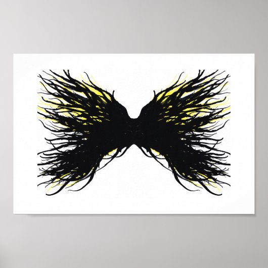 Greed Abstract 7 Deadly Sins Alcohol Ink Art Poster (Voorkant)