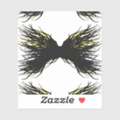 Greed Abstract 7 Deadly Sins Alcohol Ink Art Sticker (Vel)