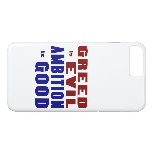 Greed en Ambition Case-Mate iPhone Case (Achterkant (Horizontaal))