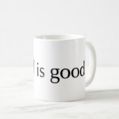 Greed is een goede Mok (Voorkant rechts)