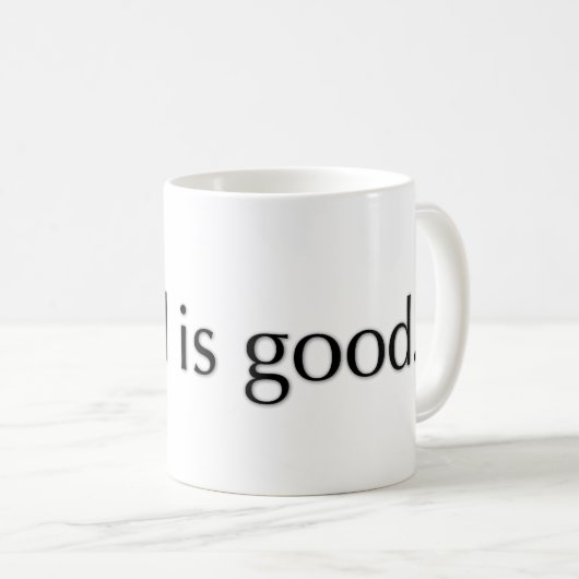 Greed is een goede Mok (Voorkant rechts)