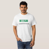Greed is goed t-shirt (Voorkant volledig)