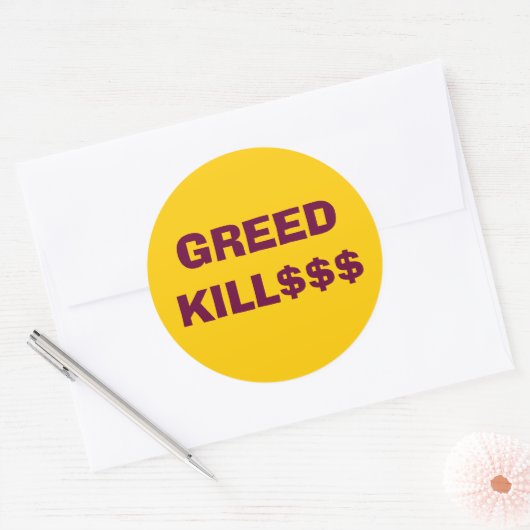 GREED KILL$$$ sticker (Envelop)