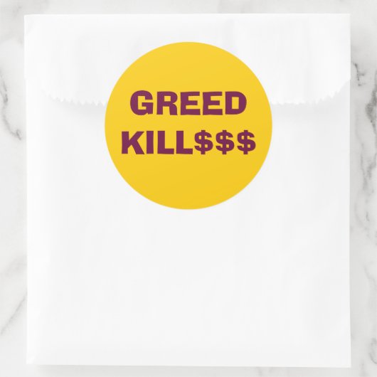 GREED KILL$$$ sticker (Tas)