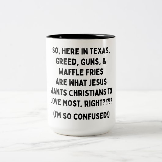 Greed, Pistolen en de Mok van de Fries van de Waff (Center)