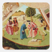 Greed Vierkante Sticker (Voorkant)