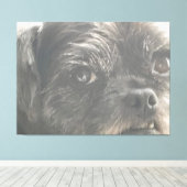 Greedo Watches Canvas Afdruk (Insitu (Houten vloer))