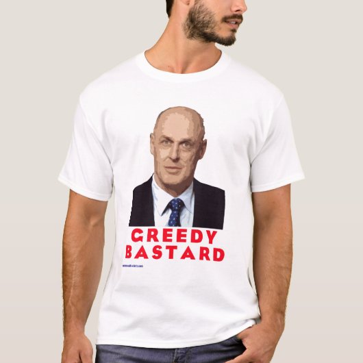 Greedy Bastard - 03 T-shirt (Voorkant)