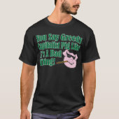 Greedy Capitalist Pig T-shirt (Voorkant)