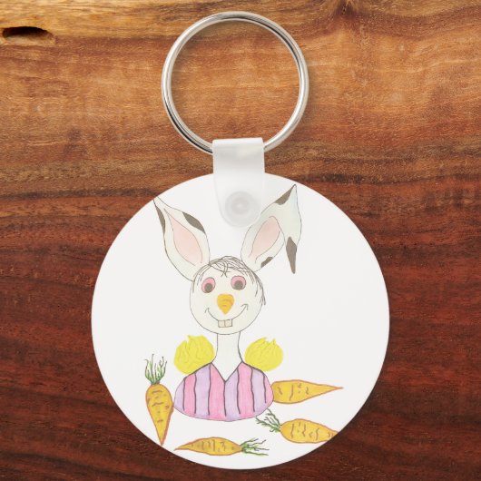 Greedy for Carrots Sleutelhanger (Voorkant)