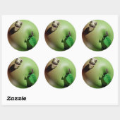 Greedy Grub Ronde Sticker (Vel)