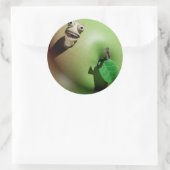 Greedy Grub Ronde Sticker (Tas)