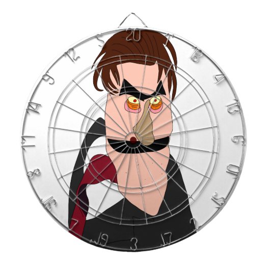 Greedy man marionet dartbord (Voorkant)