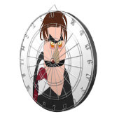 Greedy man marionet dartbord (Voorkant Rechts)