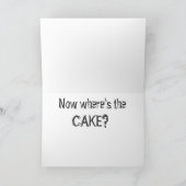 Greedy pig Verjaardag Kaart (Binnen)