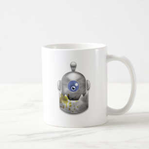 Greedy Robot Logo Koffiemok